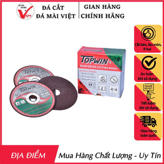 Đá cắt topwin 1,2 tấc - chuyên cắt sắt, cắt inox bén, lâu mòn, không bụi