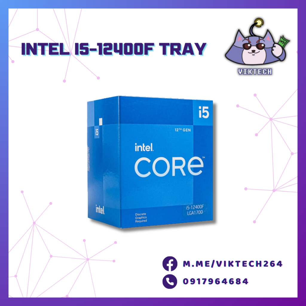CPU Intel Core i5-12400F Tray