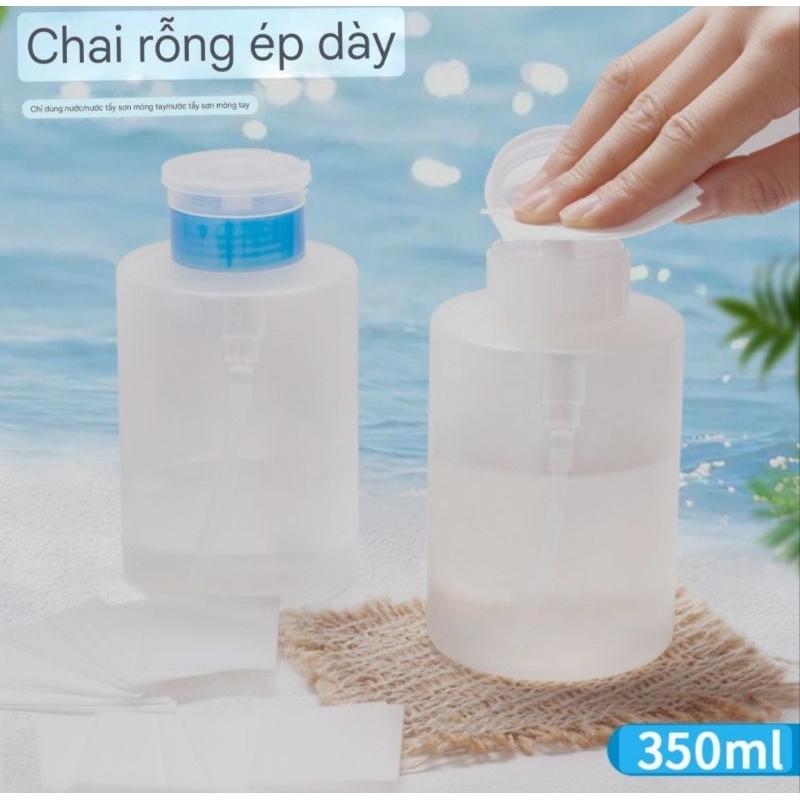 Chai nhựa đựng axeton