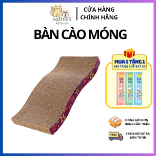 Bàn Cào Móng Đồ Chơi Mèo, Bàn Cào Móng Cong Lượn Sóng Thân Thiện Với Môi Trường, Giúp Bé Giảm Stress