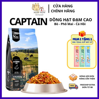 Hạt Cho Chó Captain 5Kg Dinh Dưỡng Cao Mix Bò, Cá, Phô Mai Phù Hợp Mọi Độ Tuổi Mọi Giống Chó