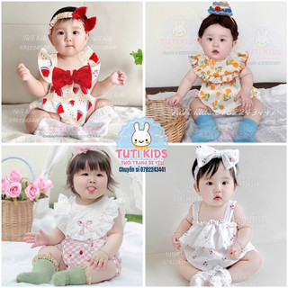 Bodysuit kèm phụ kiện bé gái 3-13kg