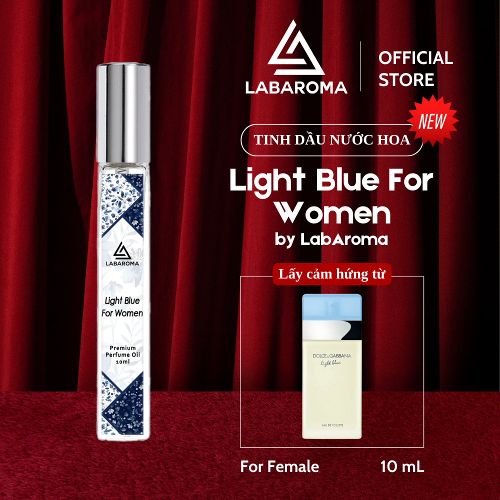 Tinh dầu nước hoa Light Blue For Women by LabAroma Premium 10ml mùi hương thanh mát, nữ tính