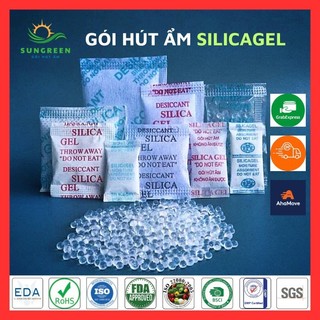Gói hút ẩm Cân Ký 1Kg loại 1/2/3/5/10/20/50/100/200/500/1000g Silica Gel - Hạt chống ẩm mốc, khử mùi