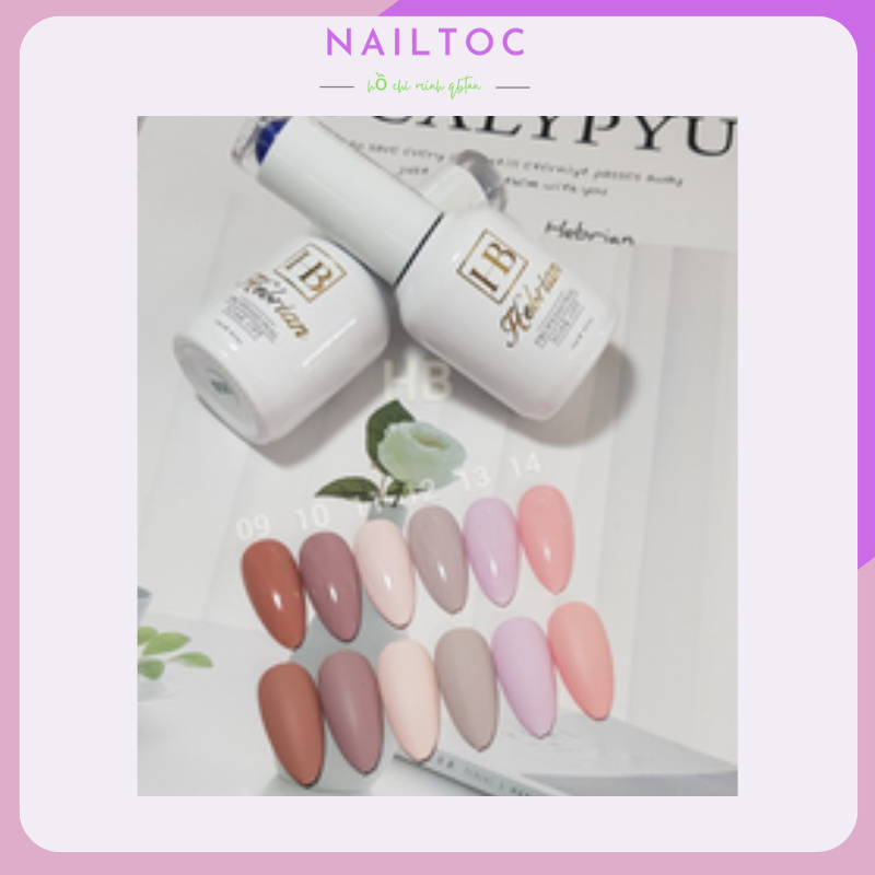 Sơn gel HB 15ml  bảng màu 2