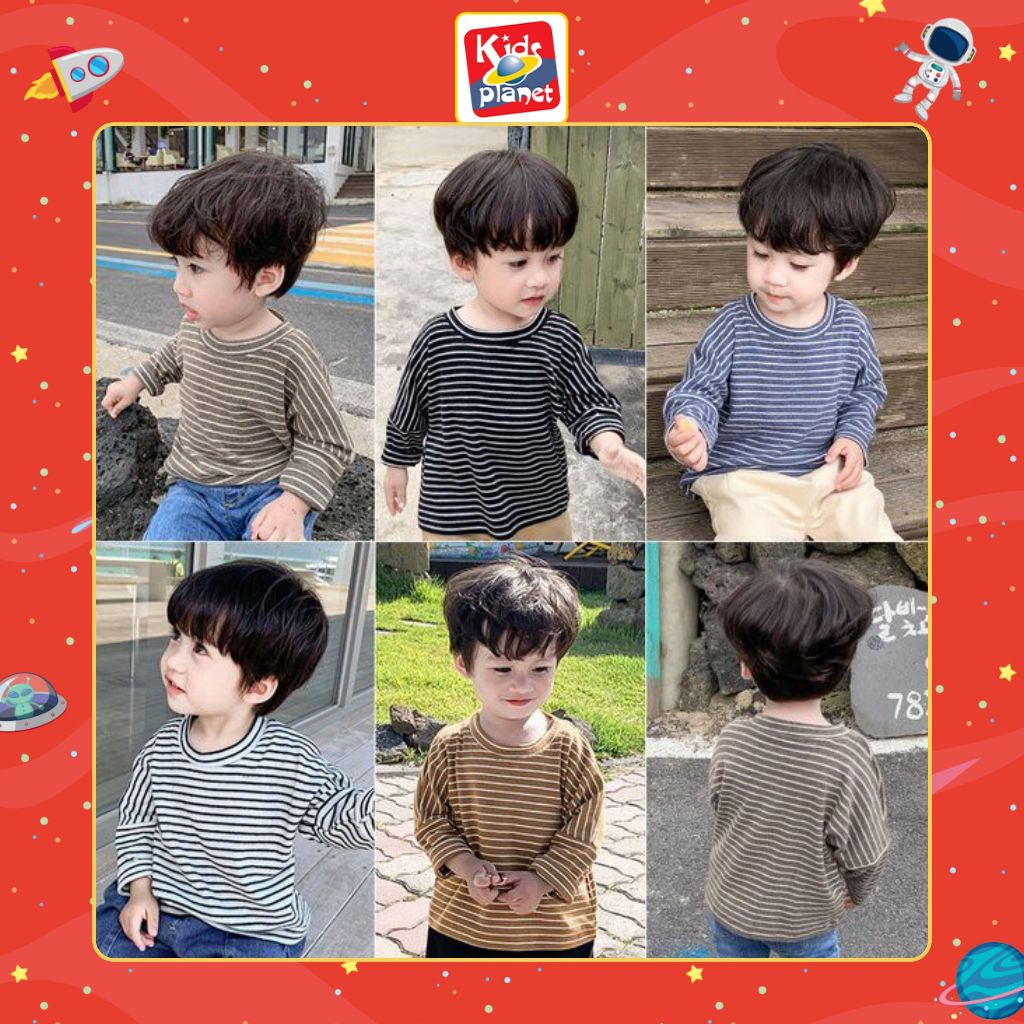 Áo thun cổ tròn bé trai (Nhiều màu) N00377