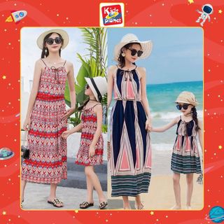 Váy đôi mẹ & con gái mặc hè & đi biển (Nhiều phiên bản) N00695