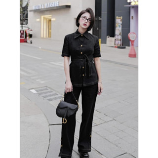 Set áo ngắn tay + quần jean dài BOHEE - Sb48