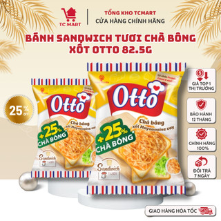  Bánh Sandwich tươi Chà Bông Xốt Otto 82.5g - Bánh ăn sáng tiện lợi - Bánh mì tươi - Đồ ăn vặt