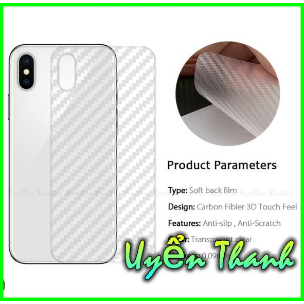 Miếng dán Carbon Xiaomi Redmi 13R 13C 12C 12 10 10A 10C 9 9A 9C 9T 8 8A 7 7A 6 pro 6A 5 plus 5A 4A 4X 3S
