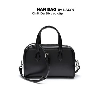 Túi xách nữ nalyn han màu đen da thật