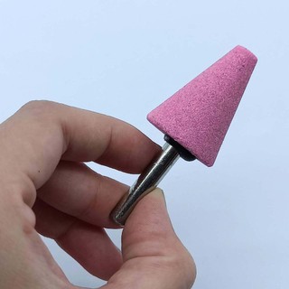 Mũi đá mài, đá mài sần lốp xe hình nón cụt A2 Φ25mm dài 32mm cốt 6 ly