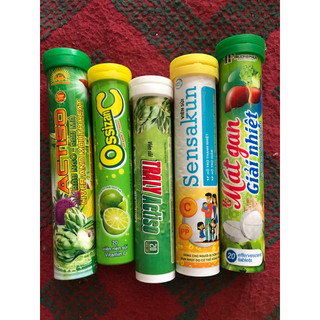 C sủi Actiso rau má, sủi chanh mát gan giải độc
