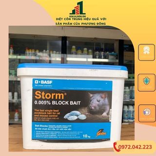 Storm 0.005% Gói 1kg - thuốc diệt chuột dạng bả mồi