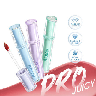  FOCALLURE Son Watery Tint bóng thạch Siêu Căng Bóng Mọng Nước Lâu Trôi dưỡng ẩm chống thấm nước