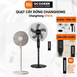 Quạt cây quạt điện Xiaomi ChangHong 5 cánh kèm điều khiển từ xa với 4 chế độ gió, hẹn giờ 9 giờ