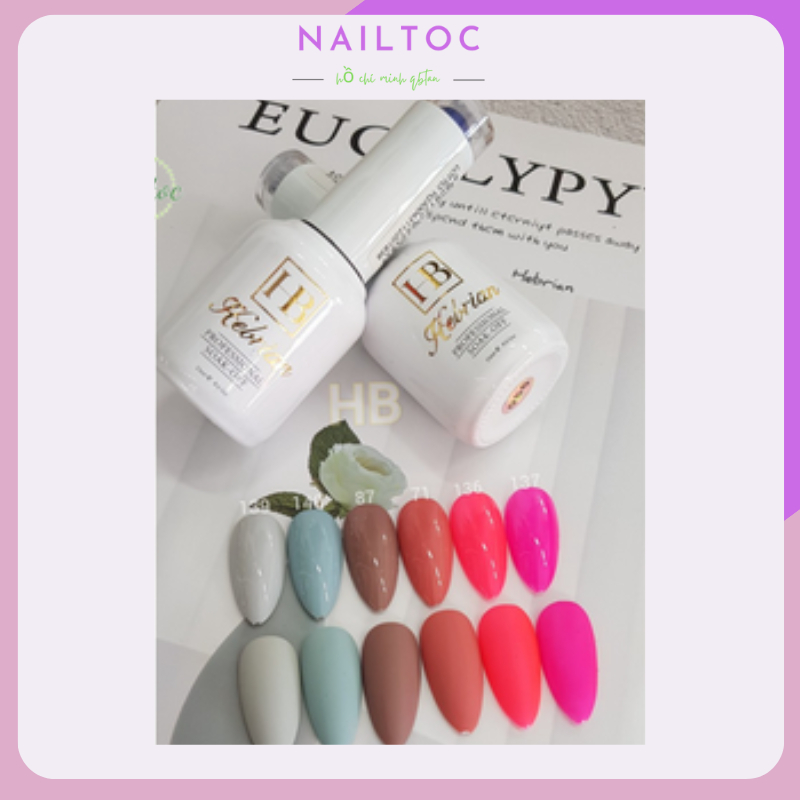 Sơn gel HB 15ml  bảng màu 21
