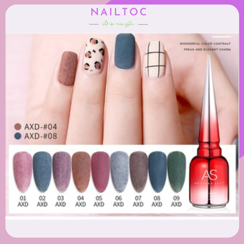 Sơn Gel AS mã AXD | chai đỏ 15ML