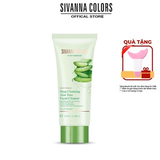 Sữa rửa mặt Sivanna Colors Deep Cleaning Aloe Vera: HF133 100ml
