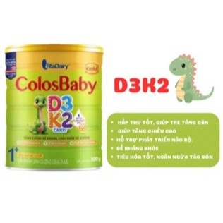 (Có Tích Điểm, Date Mới) Sữa Colosbaby D3k2 Đủ Số 800gr