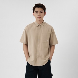 Áo sơ mi ngắn tay Owlbrand Oxford/Tan