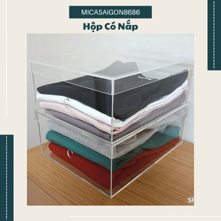 Hộp trong suốt - hộp đựng giày - hộp giày - hộp mica trong suốt - hộp trong suốt đựng quà