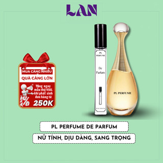 Nước Hoa Nữ Jadore Chính Hãng PL PERFUME 10ml Hương Thơm Hoa Cỏ Nhẹ Nhàng Cho Mùa Xuân Hạ Thu Đông