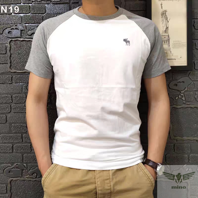 Áo thun ngắn tay abercrombie cotton mềm mịn