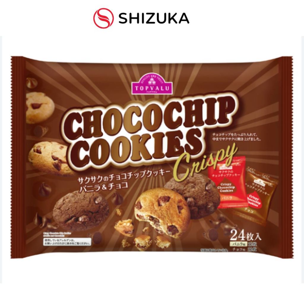 Bánh Quy Giòn Socola Topvalu (Vani Và Sô Cô La) Gói 216G