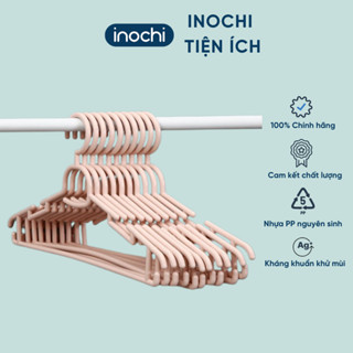 Set 10 móc áo treo áo quần người lớn tiêu chuẩn Nhật, tiện dụng, đa năng - CHÍNH HÃNG INOCHI