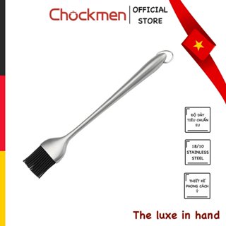 Phết Dầu CHOCKMEN Inox 18/10 & Silicone Chổi Quét Dầu Ăn Cọ Quét Nướng Bánh Làm Bánh Phết Gia Vị Mật Ong Đồ Nướng