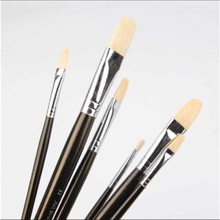 Cọ lông heo vẽ sơn dầu (bán lẻ)