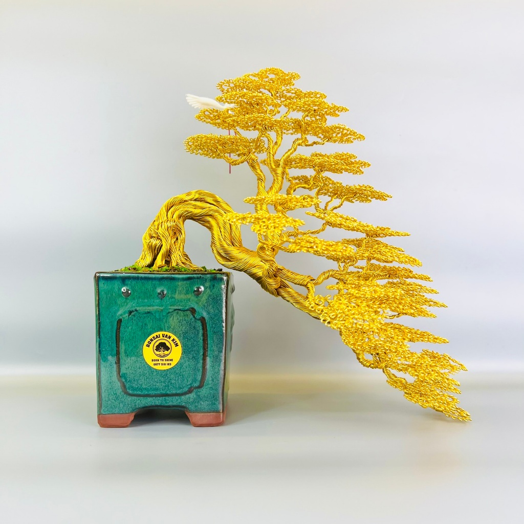 Bonsai dây đồng thác đổ Cây bonsai dây đồng thác đổ Bonsai handmade thác đổ Bonsai dáng huyền