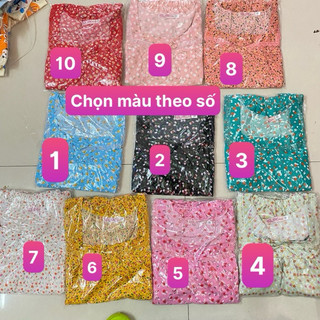 Bộ đồ đùi hoa nhí size 55-65kg chất lụa thái