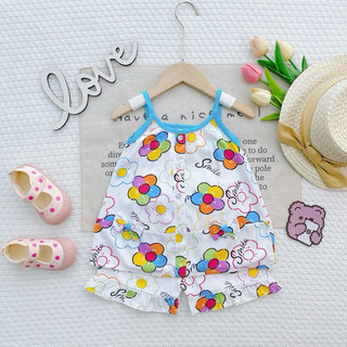 Bộ tole / lanh áo dây phối viền màu nút giữa