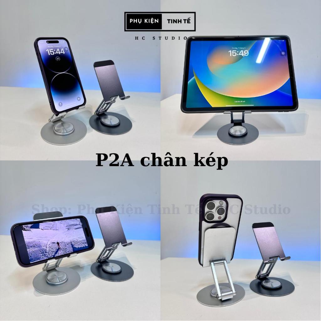 Giá đỡ điện thoại chân đế điện thoại, ipad xoay 360 độ chất liệu nhôm nguyên khối gấp gọn Phụ Kiện Tinh Tế | BigBuy360 - bigbuy360.vn