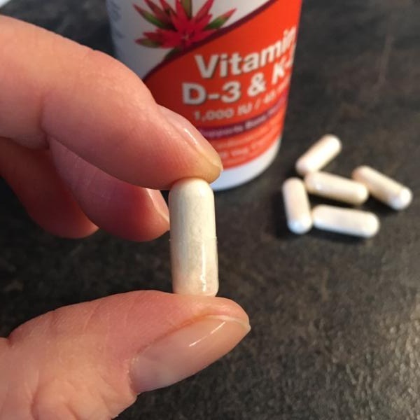 Viên uống Vitamin D3 K2 Now 1000IU / 45mcg (120 viên) giúp xương, răng chắc khỏe, tăng đề kháng