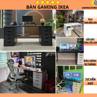Bàn Gaming IKEA - Bàn Làm Việc, Học Tập, Giải Trí Ngăn Kéo Tiện Dụng