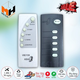 Điều khiển quạt ASIA , remote điều khiển quạt cây, quạt treo tường asia hàng loại 1