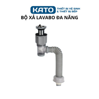 Bộ xả lavabo đa năng xi phông thoát nước bồn rửa mặt thích hợp mọi loại chậu rửa đa năng