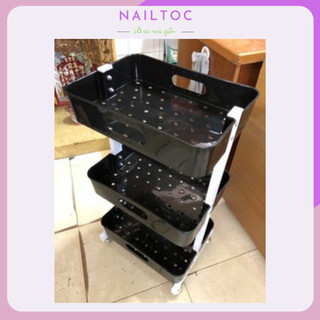 Xe đẩy nail spa 3 tầng