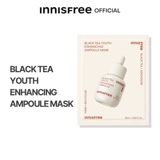 (Quà) Mặt nạ phục hồi da innisfree Black Tea Youth Enhancing Ampoule Mask 28ml (New 2023)