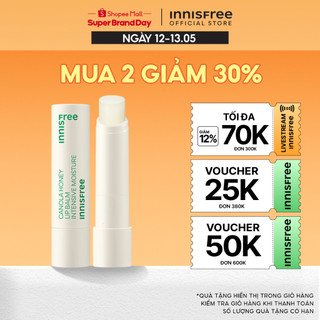 Son dưỡng môi không màu innisfree Canola Honey Lip Balm Deep Moisture 3.5g