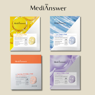  MEDIANSWER 4 Hộp Mặt nạ thạch Collagen Mask
