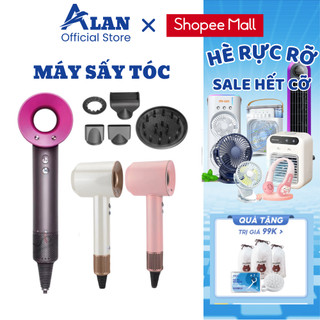 Máy sấy tóc mini METIS ion âm 2 chiều nóng lạnh công suất lớn 2200W nhanh khô tạo kiểu bảo vệ tóc