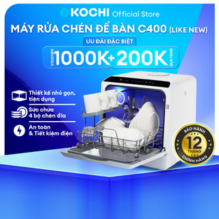 (Like new) Máy rửa chén bát để bàn thông minh KOCHI C400 - Hàng đã mở thùng, chưa sử dụng. Chất lượng như máy mới