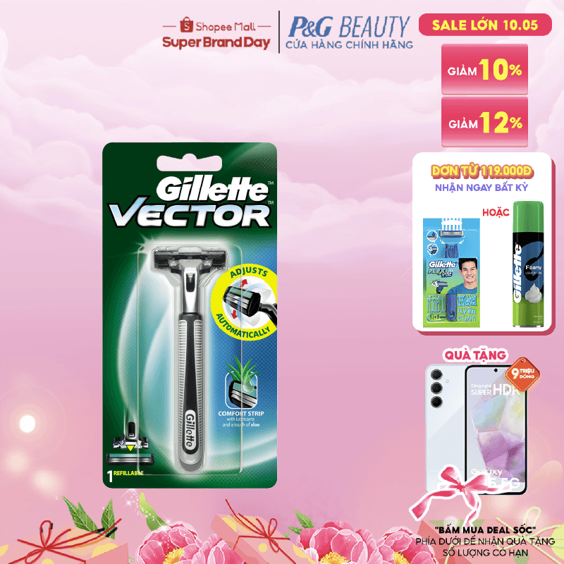 Dao Cạo Râu GILLETTE Vector 1UP