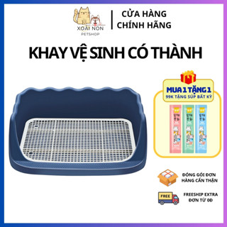  Khay Vệ Sinh Có Thành Dành Cho Chó Mèo - Khay Vệ Sinh Chắc Chắn Tiện Lợi Giá Tốt - Xoài Non Petshop 