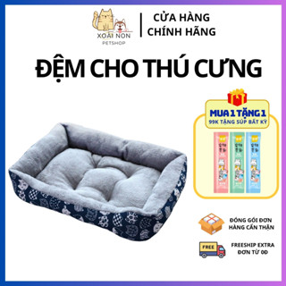  Đệm Họa Tiết Dành Cho Chó Mèo - Đệm Nằm Cho Chó Mèo Thú Cưng - Nệm Ngủ Êm Ái Dành Cho Bé Yêu 