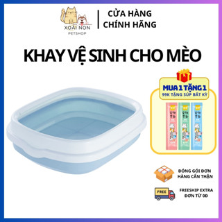 Khay Vệ Sinh Chậu Đựng Cát Dành Cho Mèo - Khay Vệ Sinh Chậu Cát Bằng Nhựa Cao Cấp - Xoài Non Petshop